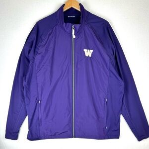 Cutter & Buck Full Zip Lightweight Jacket UW Huskies NWOT